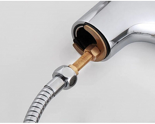 Купить Смеситель для раковины Frap H68 F1268 с гигиеническим душем Хром в магазине сантехники Santeh-Crystal.ru