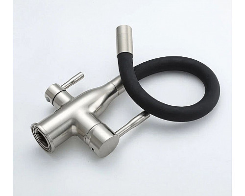 Заказать Смеситель для кухни Frap H69 F4396-5 Сатин Черный в магазине сантехники Santeh-Crystal.ru