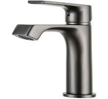 Смеситель для раковины Frap H71-9 F1071-9 Оружейная сталь