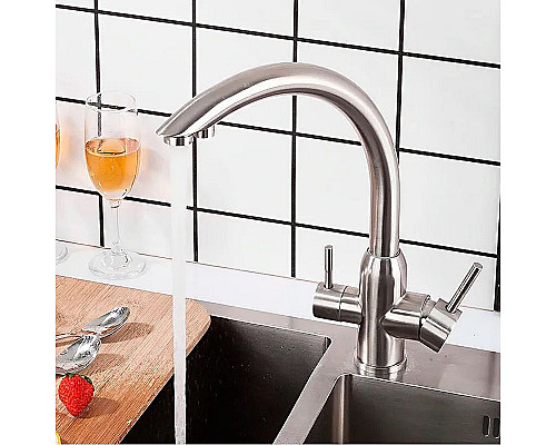Santeh-Crystal.ru: Смеситель для кухни Frap H899 F43899 Сатин Купить Смеситель для кухни Frap H899 F43899 Сатин в магазине сантехники Santeh-Crystal.ru