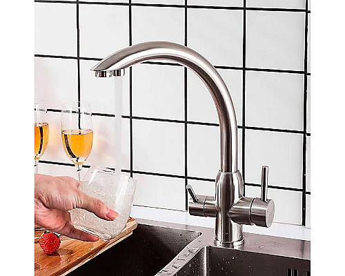 Santeh-Crystal.ru: Смеситель для кухни Frap H899 F43899 Сатин Купить Смеситель для кухни Frap H899 F43899 Сатин в магазине сантехники Santeh-Crystal.ru