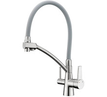 Смеситель для кухни Gappo G4398-17 Хром Серый