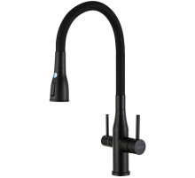 Смеситель для кухни Gappo G4399-66 Черный матовый