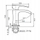 Купить Смеситель для раковины Gappo G07 G1007-1 Хром в магазине сантехники Santeh-Crystal.ru