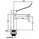 Заказать Смеситель для раковины Gappo G21-6 G1021-6 Черный матовый в магазине сантехники Santeh-Crystal.ru