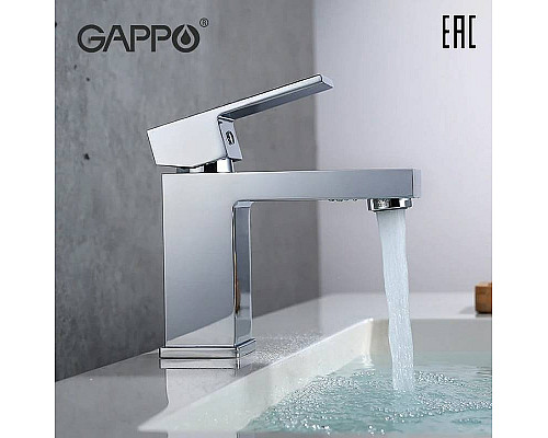 Купить Смеситель для раковины Gappo G39 G1039 Хром в магазине сантехники Santeh-Crystal.ru