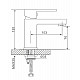 Купить Смеситель для раковины Gappo G39 G1039 Хром в магазине сантехники Santeh-Crystal.ru