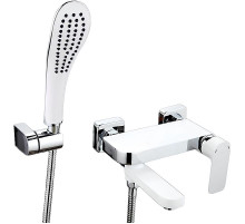 Смеситель для ванны Gappo G48 G3248 Белый Хром