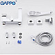 Купить Смеситель для ванны Gappo G50 G3250-8 Хром в магазине сантехники Santeh-Crystal.ru