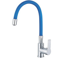 Смеситель для кухни Haiba HB70112-4 Хром Синий