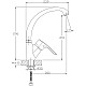 Купить Смеситель для кухни Haiba HB4166-7 Черный в магазине сантехники Santeh-Crystal.ru