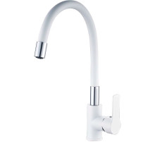 Смеситель для кухни Haiba HB70113-8 Белый Хром