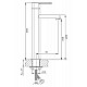 Купить Смеситель для раковины Haiba HB1102 Хром в магазине сантехники Santeh-Crystal.ru