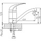 Купить Смеситель для раковины Haiba HB4503 Хром в магазине сантехники Santeh-Crystal.ru