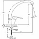 Заказать Смеситель для кухни Haiba HB4116-2 Хром в магазине сантехники Santeh-Crystal.ru