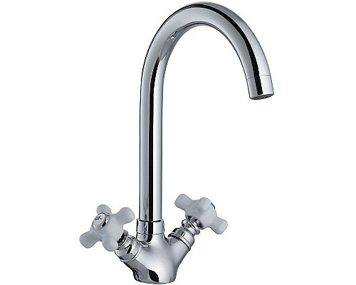 Купить Смеситель для кухни Haiba HB4118 Хром в магазине сантехники Santeh-Crystal.ru