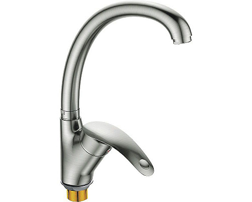 Заказать Смеситель для кухни Haiba HB4221-5 Сатин в магазине сантехники Santeh-Crystal.ru