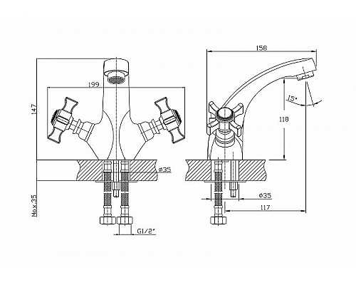 Santeh-Crystal.ru: Смеситель для раковины Haiba HB1024 Хром Приобрести Смеситель для раковины Haiba HB1024 Хром в магазине сантехники Santeh-Crystal.ru