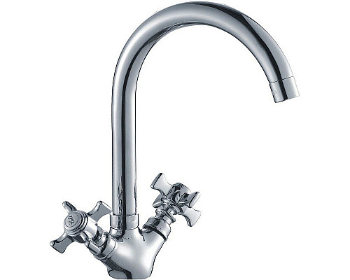 Santeh-Crystal.ru: Смеситель для кухни Haiba HB4624 Хром Купить Смеситель для кухни Haiba HB4624 Хром в магазине сантехники Santeh-Crystal.ru