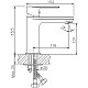 Приобрести Смеситель для раковины Haiba HB10505-8 Белый Хром в магазине сантехники Santeh-Crystal.ru