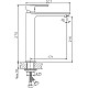 Заказать Смеситель для раковины Haiba HB11505-8 Белый Хром в магазине сантехники Santeh-Crystal.ru