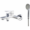 Смеситель для ванны Haiba HB60505-8 Белый Хром