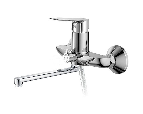 Приобрести Смеситель для ванны Haiba HB60506 универсальный Хром в магазине сантехники Santeh-Crystal.ru