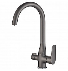 Смеситель для кухни Haiba HB76533-3 Пепельный