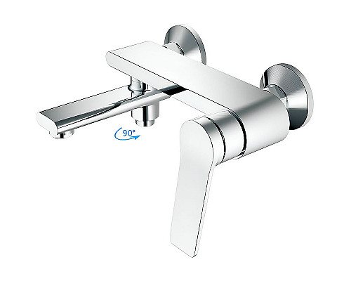 Приобрести Смеситель для ванны Haiba HB60572 Хром в магазине сантехники Santeh-Crystal.ru