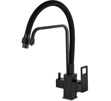 Смеситель для кухни Haiba HB76615-7 Черный матовый