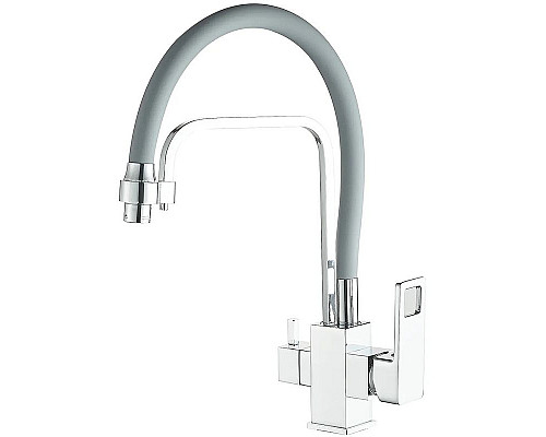 Santeh-Crystal.ru: Смеситель для кухни Haiba HB76615 Хром Серый Купить Смеситель для кухни Haiba HB76615 Хром Серый в магазине сантехники Santeh-Crystal.ru
