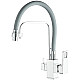 Купить Смеситель для кухни Haiba HB76615 Хром Серый в магазине сантехники Santeh-Crystal.ru