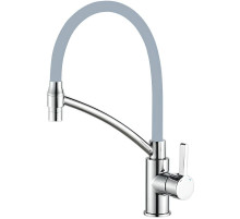 Смеситель для кухни Haiba HB73643-3 Хром Серый