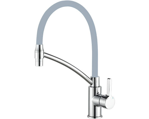 Приобрести Смеситель для кухни Haiba HB73643-3 Хром Серый в магазине сантехники Santeh-Crystal.ru