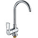 Купить Смеситель для кухни Haiba HB4066 Хром в магазине сантехники Santeh-Crystal.ru