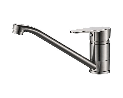 Заказать Смеситель для кухни Haiba HB42802 Нержавеющая сталь в магазине сантехники Santeh-Crystal.ru