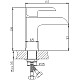 Приобрести Смеситель для раковины Haiba HB10805-7 Черный Хром в магазине сантехники Santeh-Crystal.ru