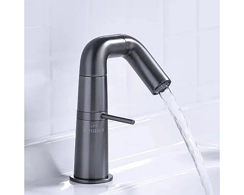 Купить Смеситель для раковины Haiba HB10813-3 Пепельный в магазине сантехники Santeh-Crystal.ru