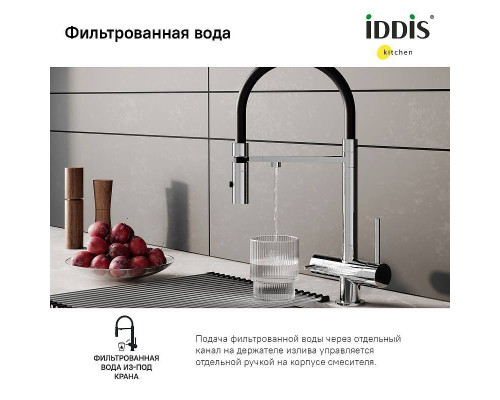 Заказать Смеситель для кухни Iddis Ace ACESBFFi05 Хром в магазине сантехники Santeh-Crystal.ru