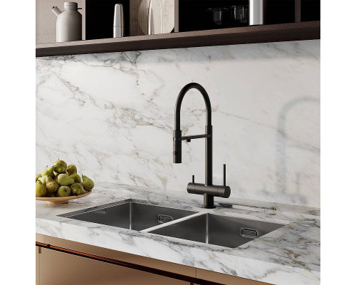 Заказать Смеситель для кухни Iddis Ace ACEBLFFi05 Черный матовый в магазине сантехники Santeh-Crystal.ru