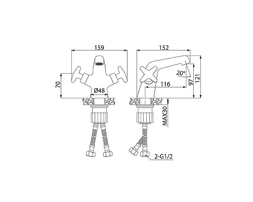 Купить Смеситель для раковины Iddis Acros ACRSB00i01 Хром в магазине сантехники Santeh-Crystal.ru