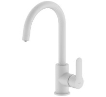 Смеситель для кухни Iddis Cuba CUBWTFJi05 Белый матовый