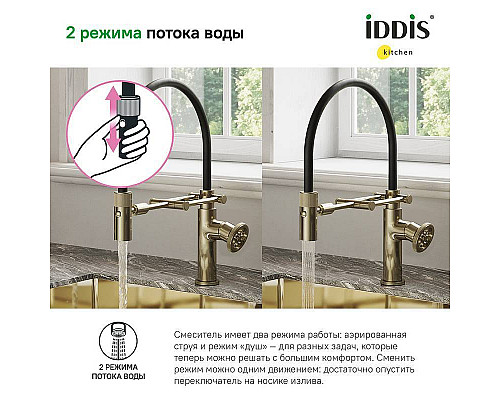 Santeh-Crystal.ru: Смеситель для кухни Iddis Grange GRAMGFLi05 Золото Заказать Смеситель для кухни Iddis Grange GRAMGFLi05 Золото в магазине сантехники Santeh-Crystal.ru