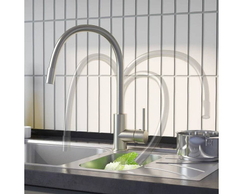 Заказать Смеситель для кухни Iddis Kitchen 360 K36BNJ0i05 Сатин в магазине сантехники Santeh-Crystal.ru