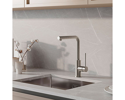 Приобрести Смеситель для кухни Iddis Rule RULSTL0i05 Сталь в магазине сантехники Santeh-Crystal.ru