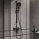 Купить Смеситель для ванны Iddis Shelfy SHEBLBTi02WA Черный матовый в магазине сантехники Santeh-Crystal.ru