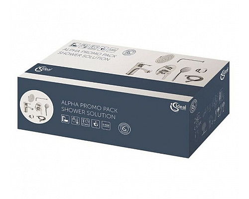 Купить Комплект смесителей Ideal Standard Alpha BD003AA Хром в магазине сантехники Santeh-Crystal.ru