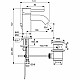 Купить Смеситель для раковины Ideal Standard Ceraline BC203U5 Белый матовый Хром в магазине сантехники Santeh-Crystal.ru