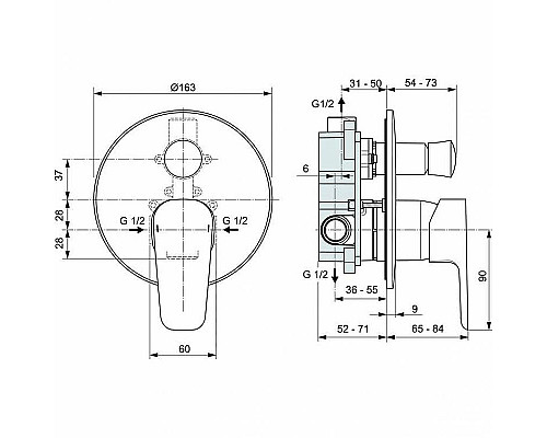 Santeh-Crystal.ru: Смеситель для душа Ideal Standard Ceraplan III A6383AA Хром Заказать Смеситель для душа Ideal Standard Ceraplan III A6383AA Хром в магазине сантехники Santeh-Crystal.ru