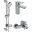 Комплект смесителей Ideal Standard Ceraplan III BD005AA Хром Комплект смесителей Ideal Standard Ceraplan III BD005AA Хром
